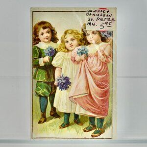 Antique Chicago Cottage Organs Victorian Trading Card